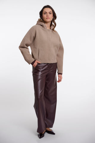Cardigan donna art. Marvon Rino & Pelle Mocha latte