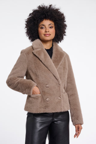 Giacca donna art. Mayli Rino & Pelle Mocha latte