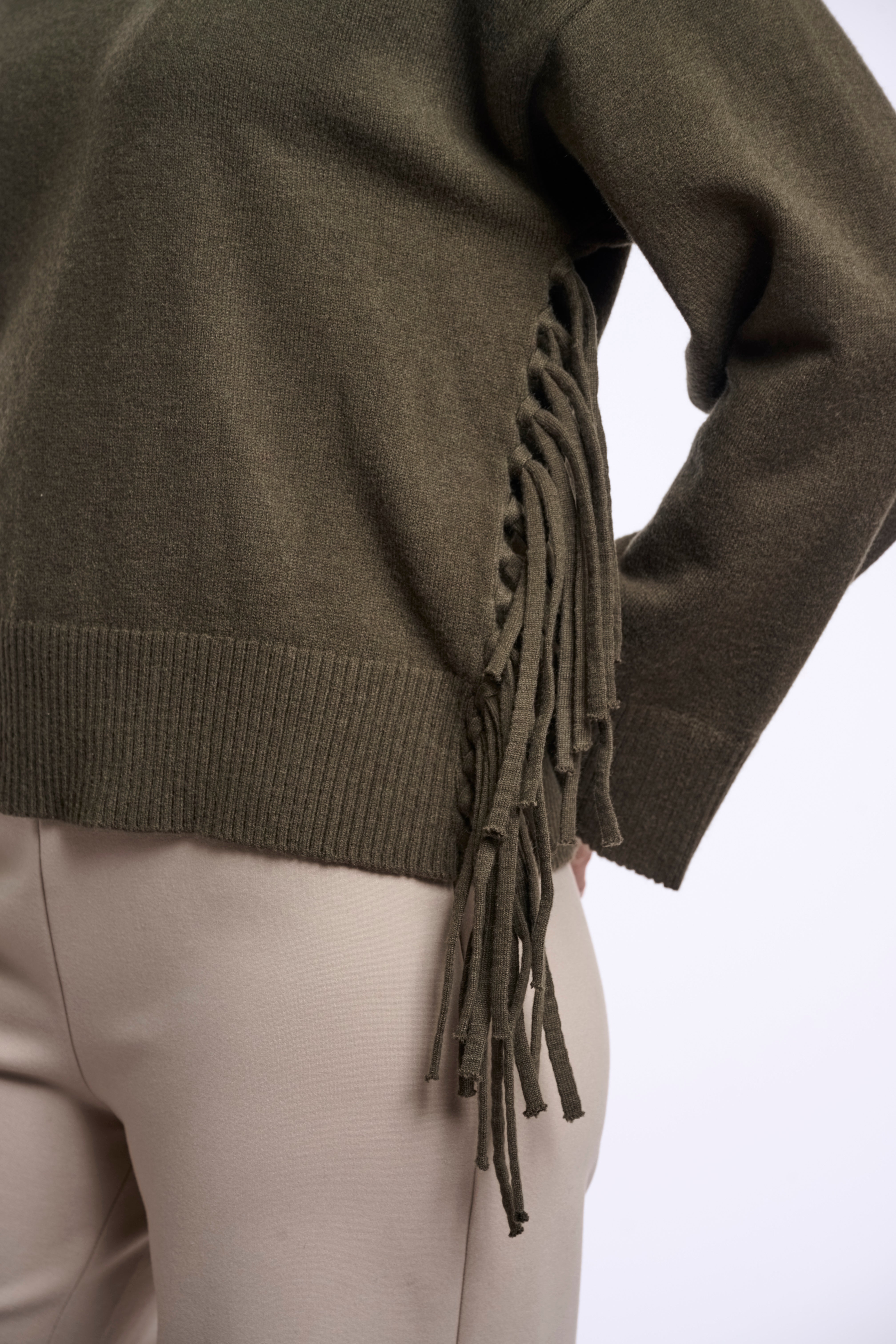 Maglione donna art. Melis Rino & Pelle Hunter green