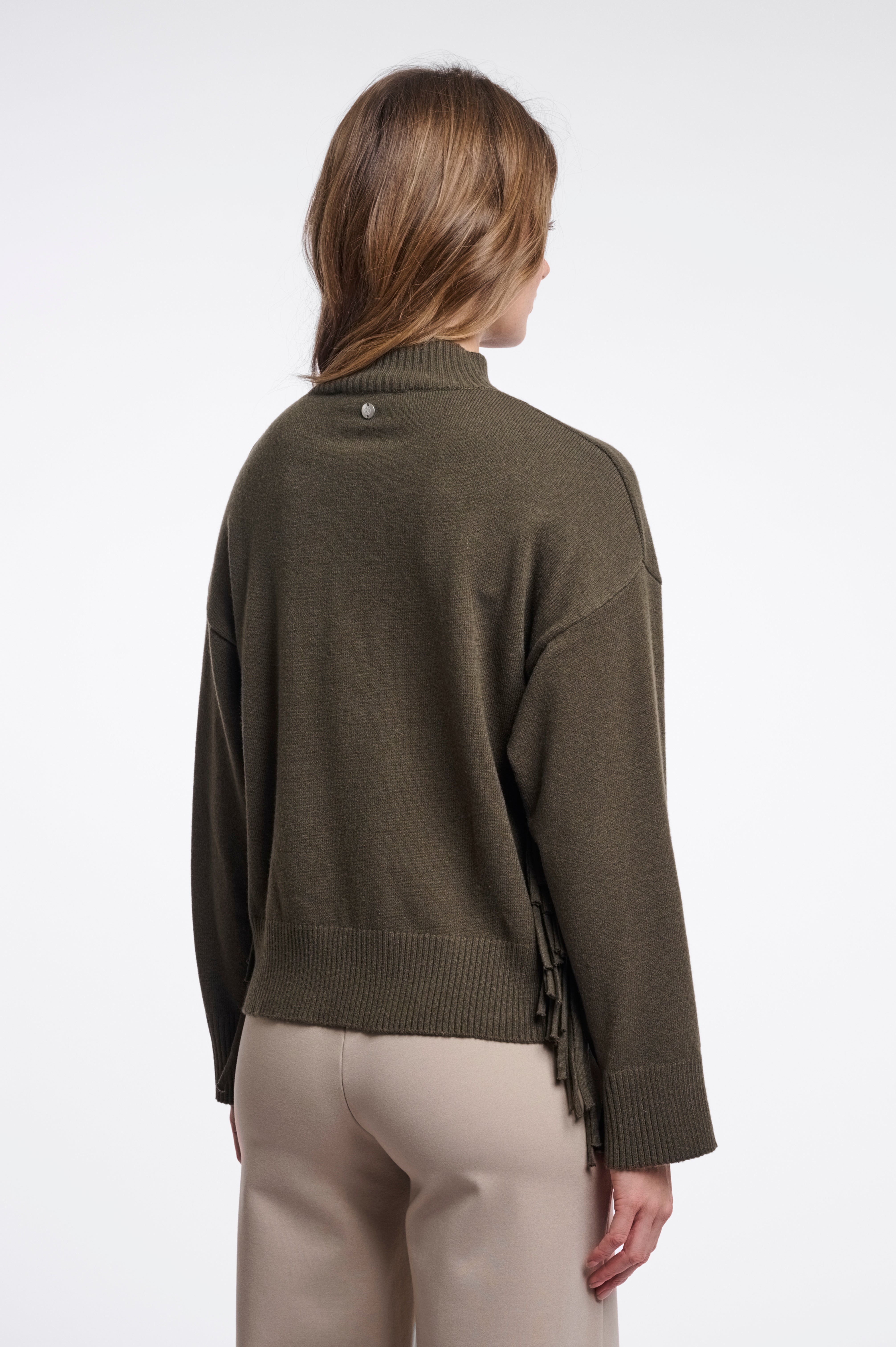 Maglione donna art. Melis Rino & Pelle Hunter green