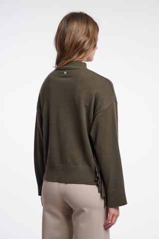 Maglione donna art. Melis Rino & Pelle Hunter green