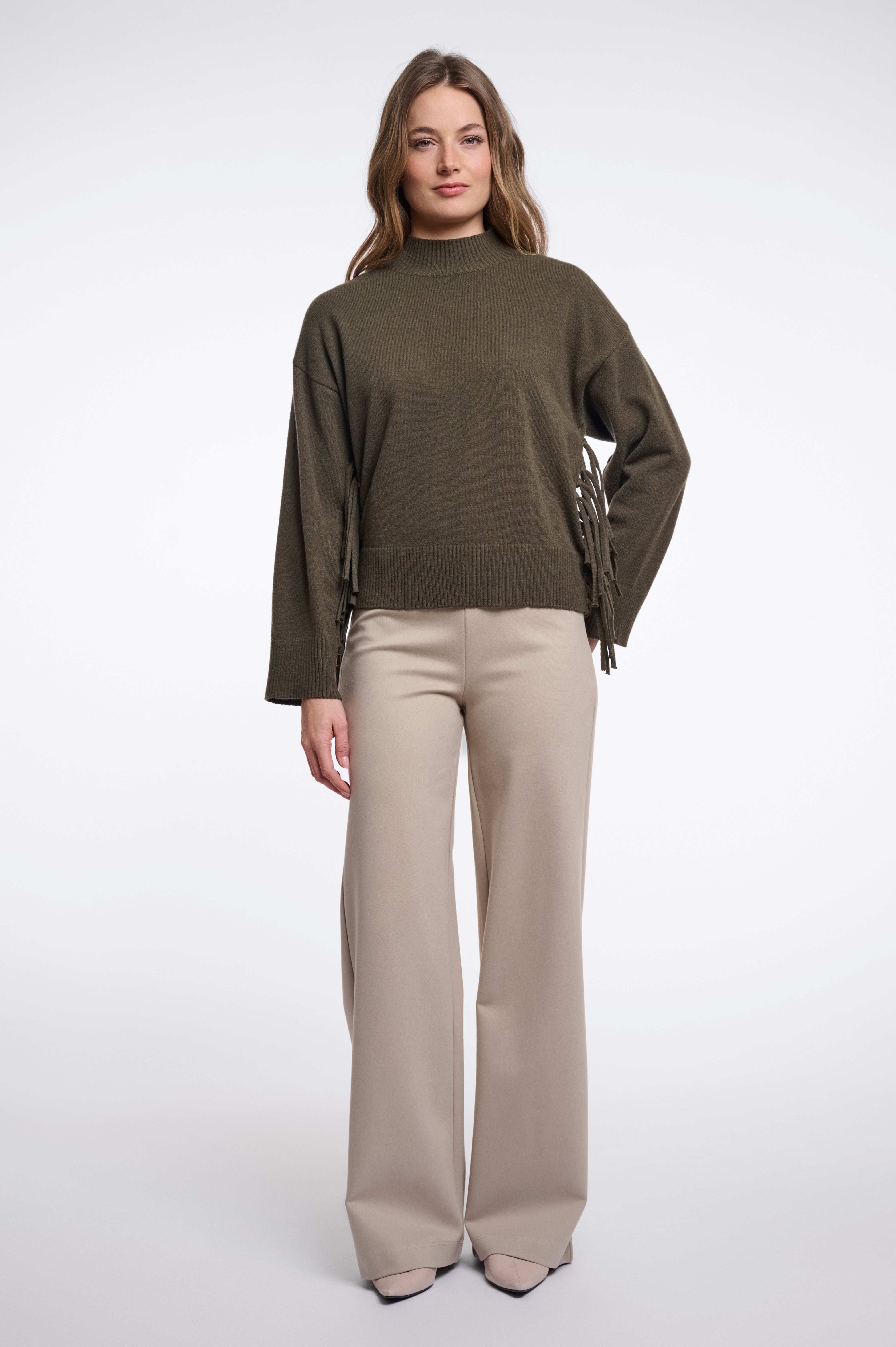 Maglione donna art. Melis Rino & Pelle Hunter green