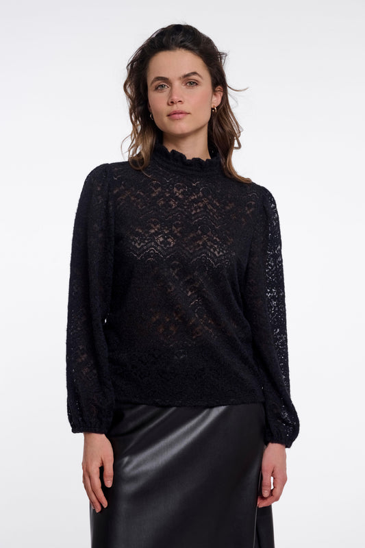 Top donna art. Miraya Rino & Pelle Black