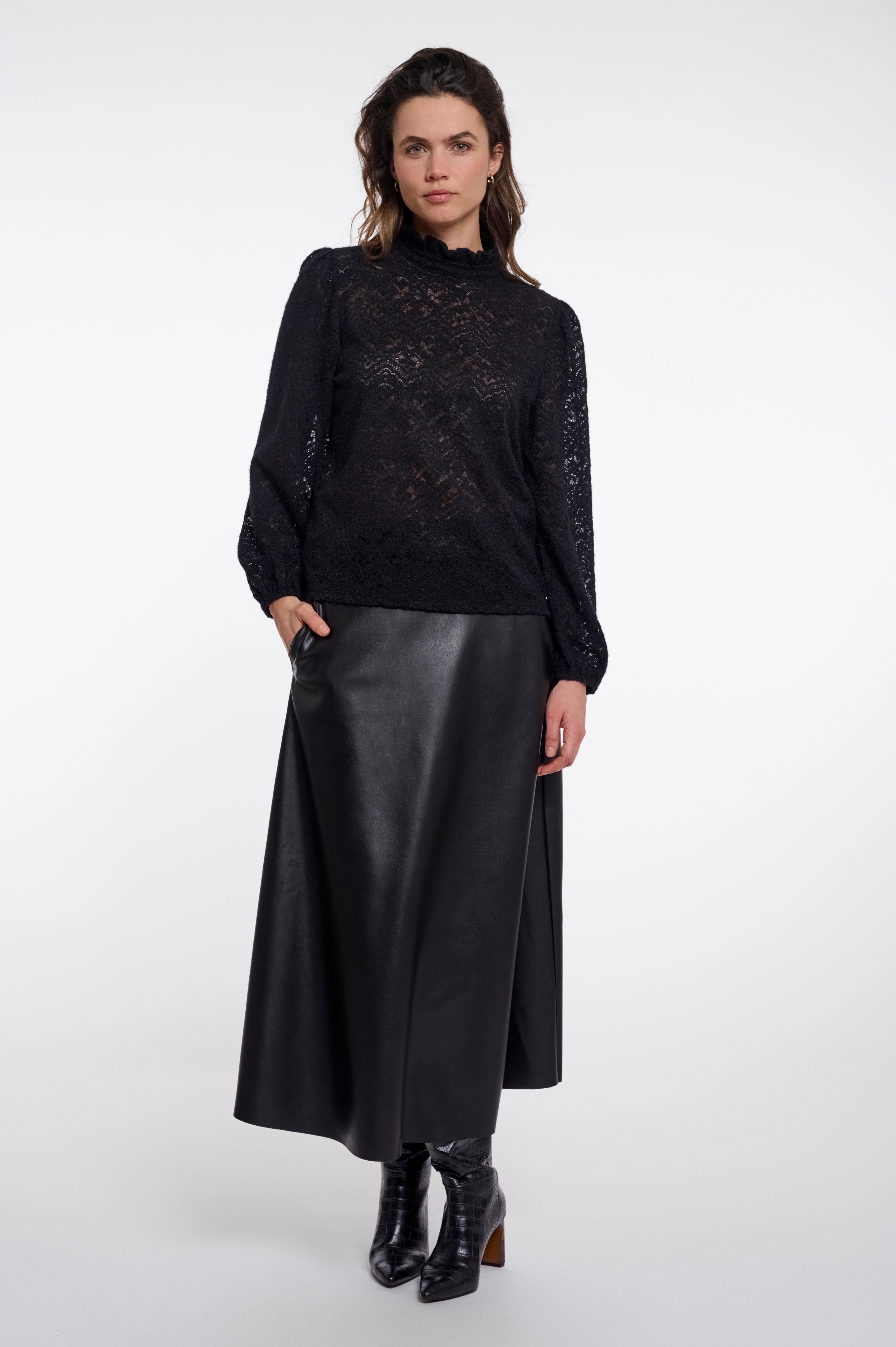 Top donna art. Miraya Rino & Pelle Black