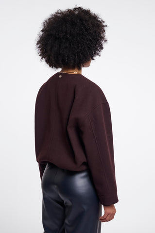 Bomber donna art. Mona Rino & Pelle Chocolate bean