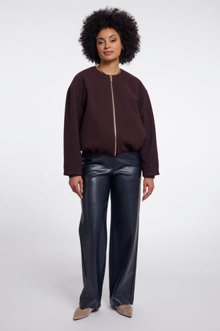 Bomber donna art. Mona Rino & Pelle Chocolate bean