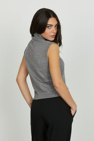 Maglia NASSO s/m ciclista con fiocco più pietre art. RDA2502605009 Donna Relish Autunno Inverno 2025/2026
