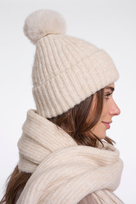 Berretto donna art. Nancy Rino & Pelle Birch blend