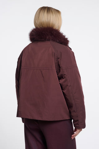 Giacca donna art. Nanne Rino & Pelle Fudge cloak