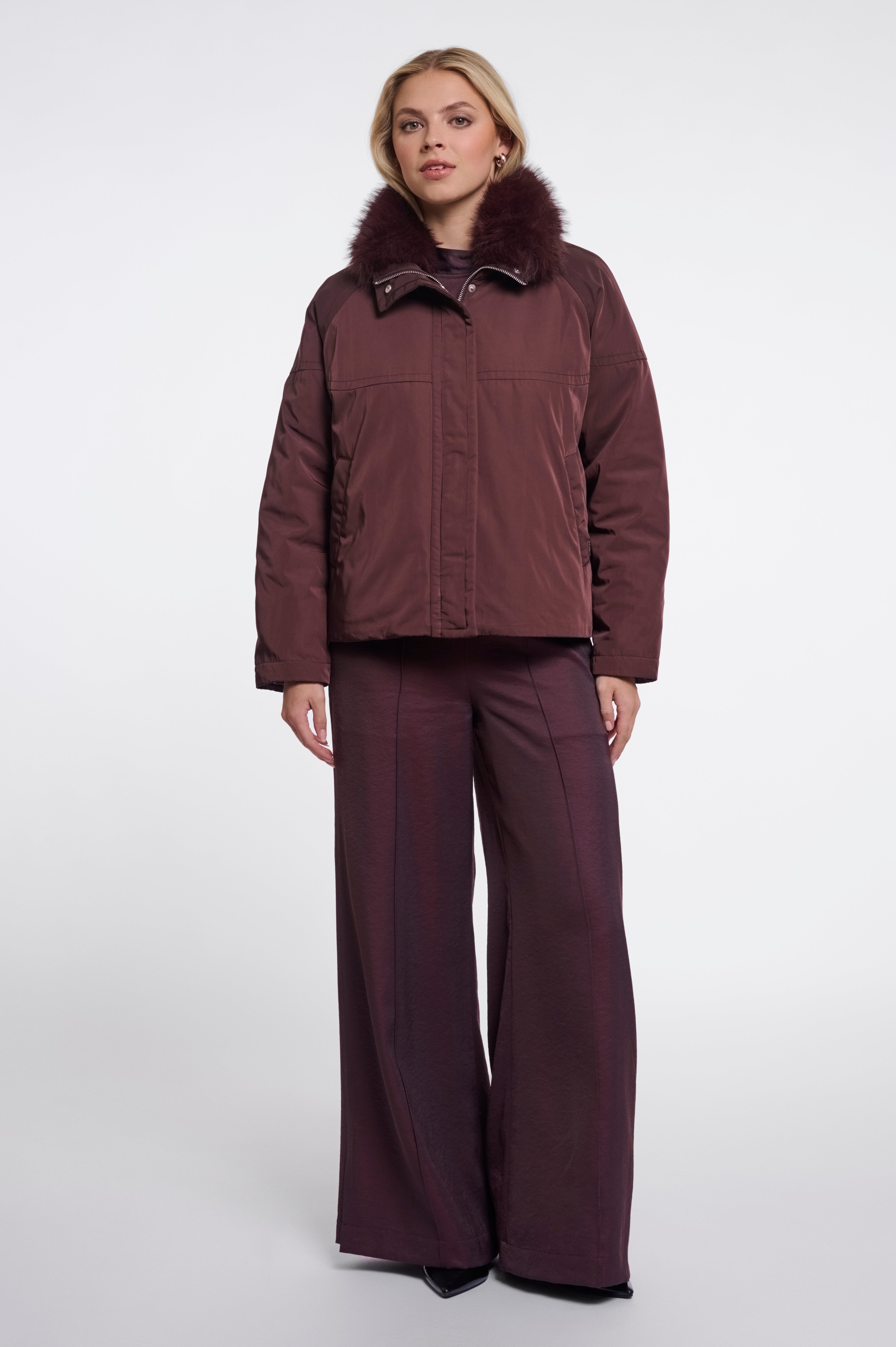 Giacca donna art. Nanne Rino & Pelle Fudge cloak