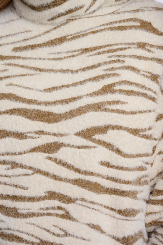 Maglione donna art. Naura Rino & Pelle Fennel small zebra