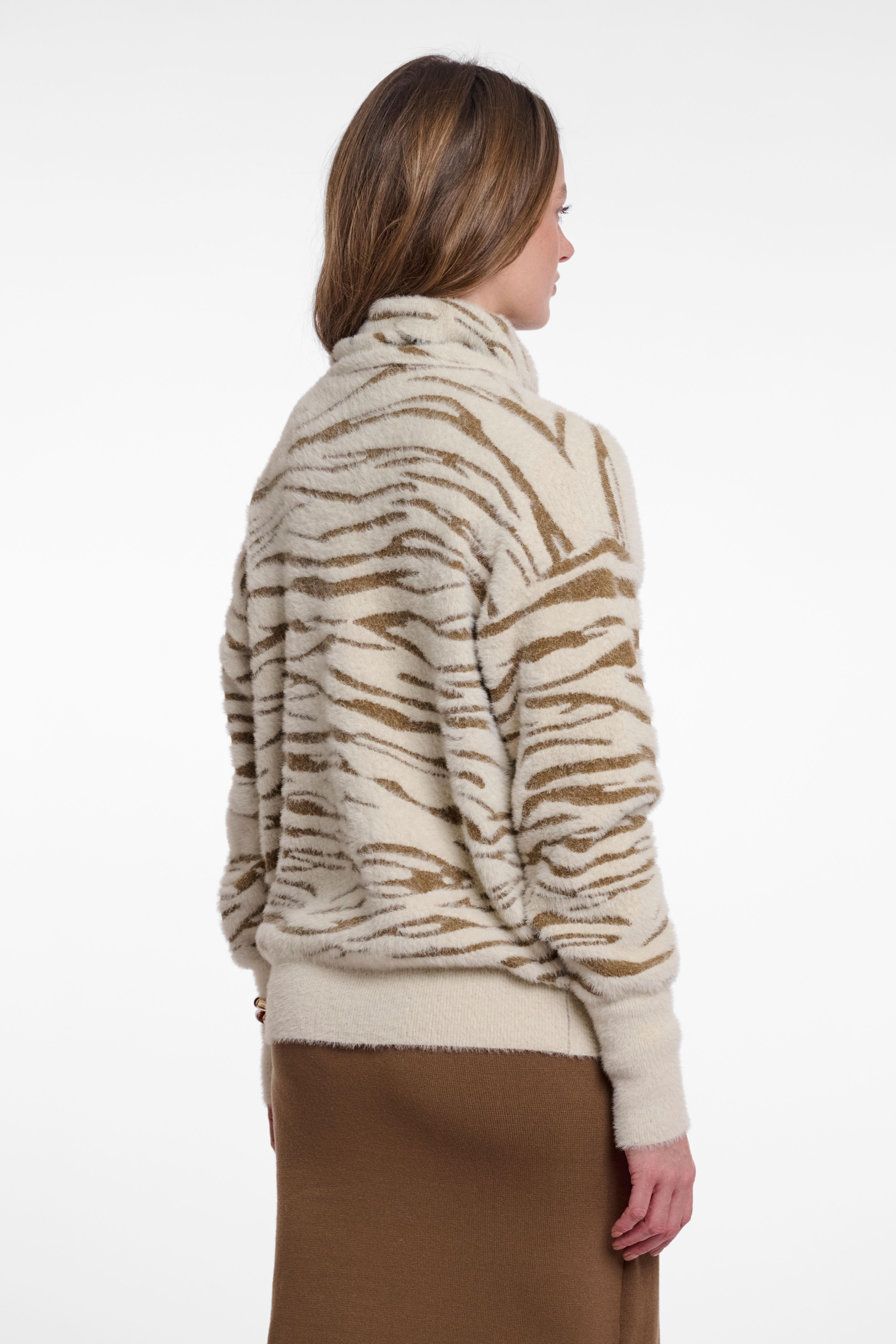 Maglione donna art. Naura Rino & Pelle Fennel small zebra