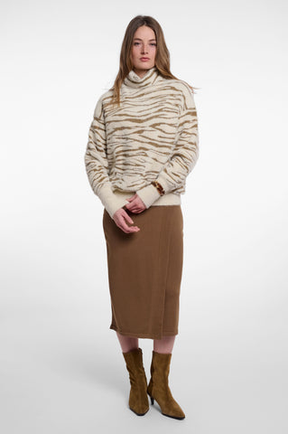 Maglione donna art. Naura Rino & Pelle Fennel small zebra