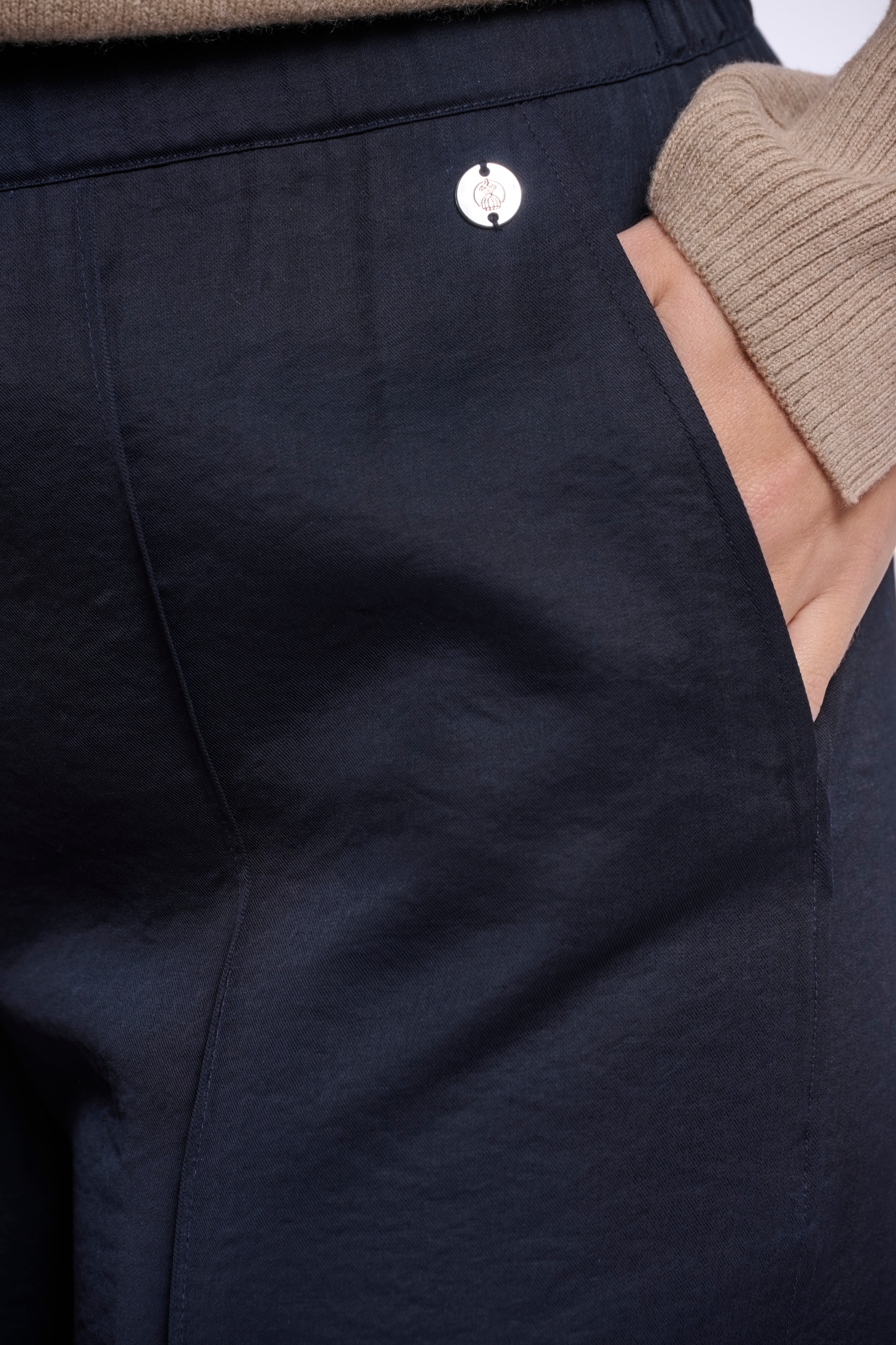 Pantaloni donna art. Nena regular Rino & Pelle Dark navy