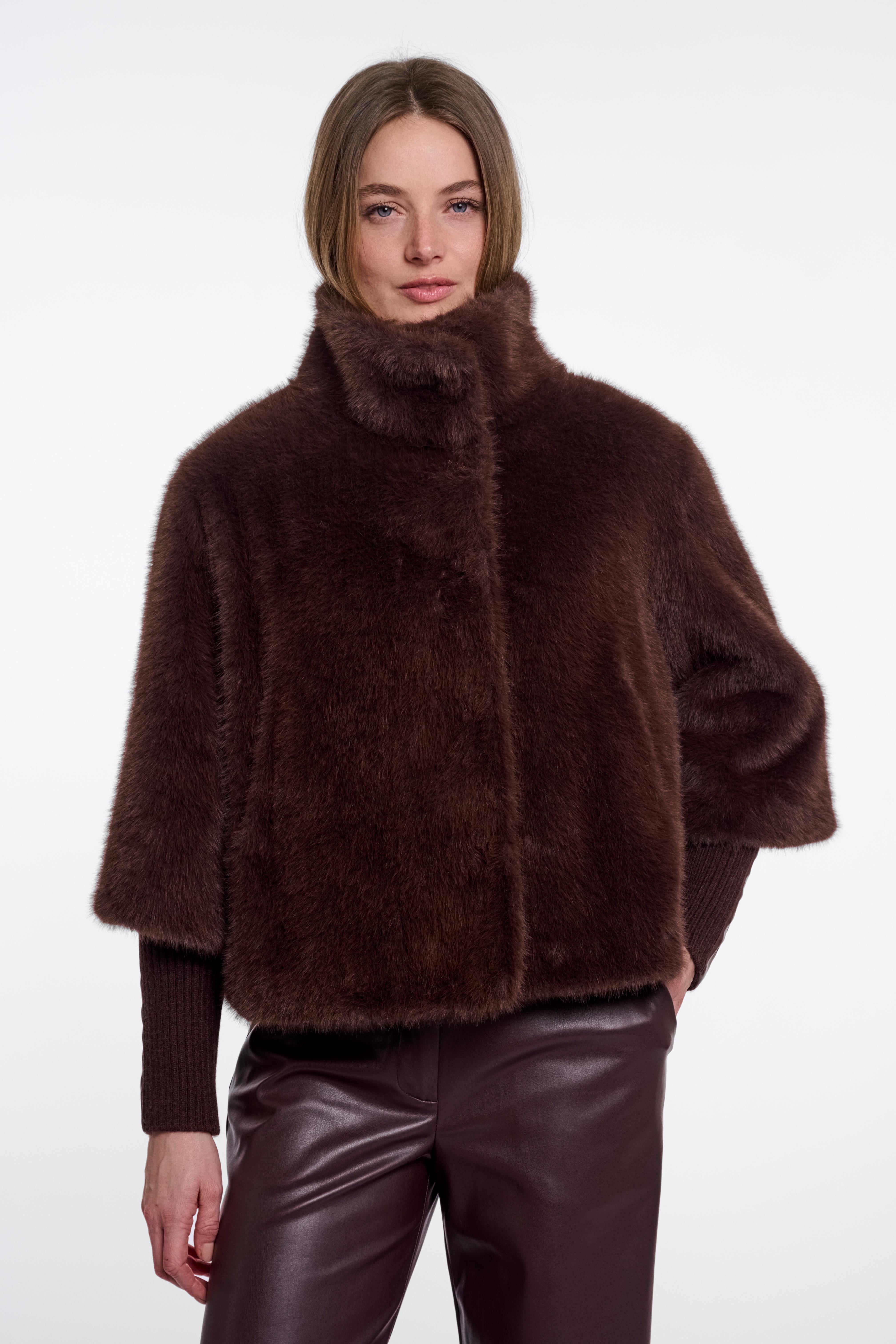 Giacca donna art. Nesrin Rino & Pelle Coffee roast