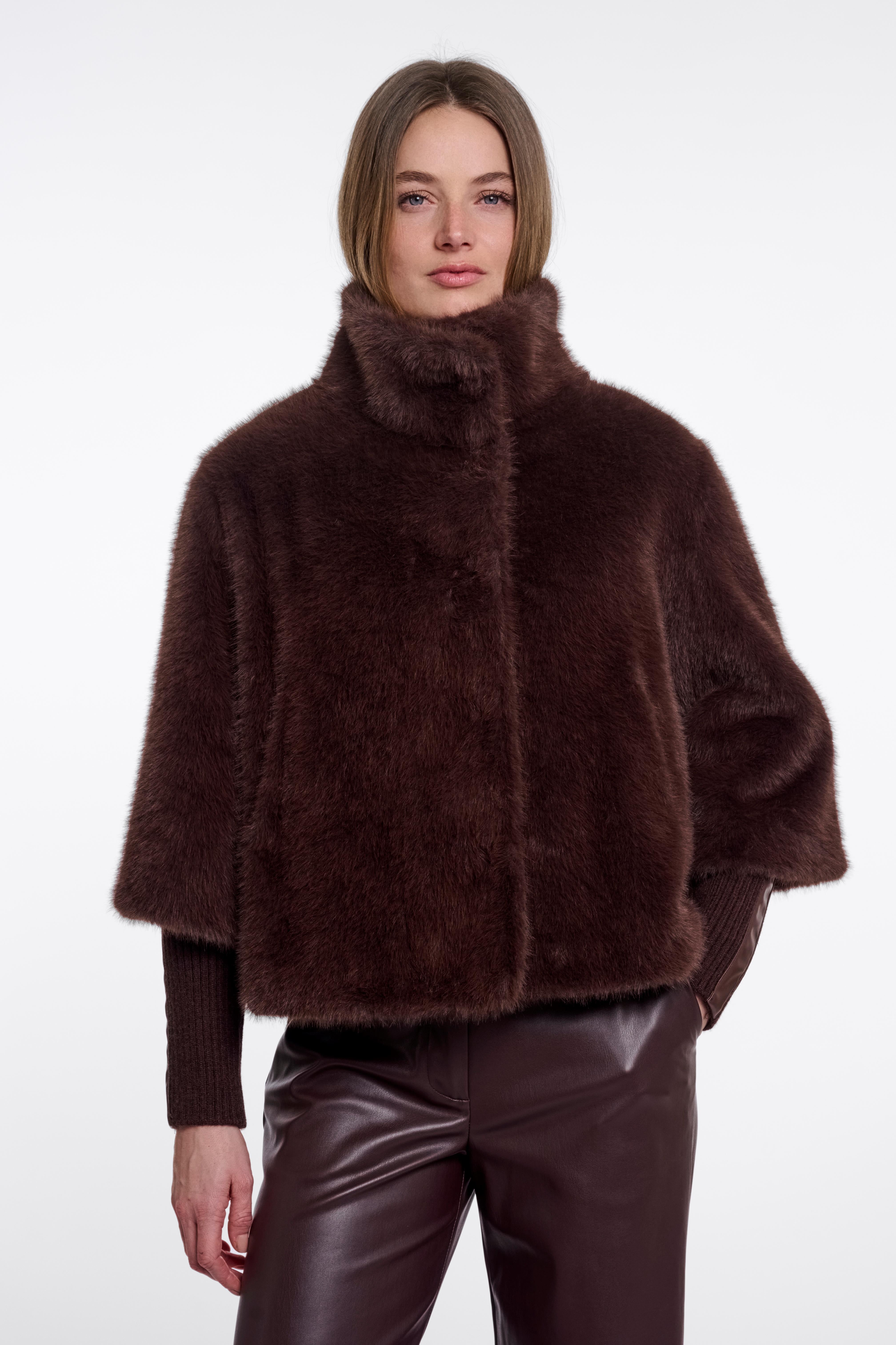 Giacca donna art. Nesrin Rino & Pelle Coffee roast
