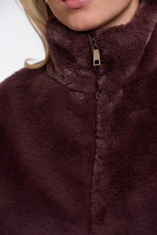 Cappotto donna art. Nikki Rino & Pelle Chocolate bean