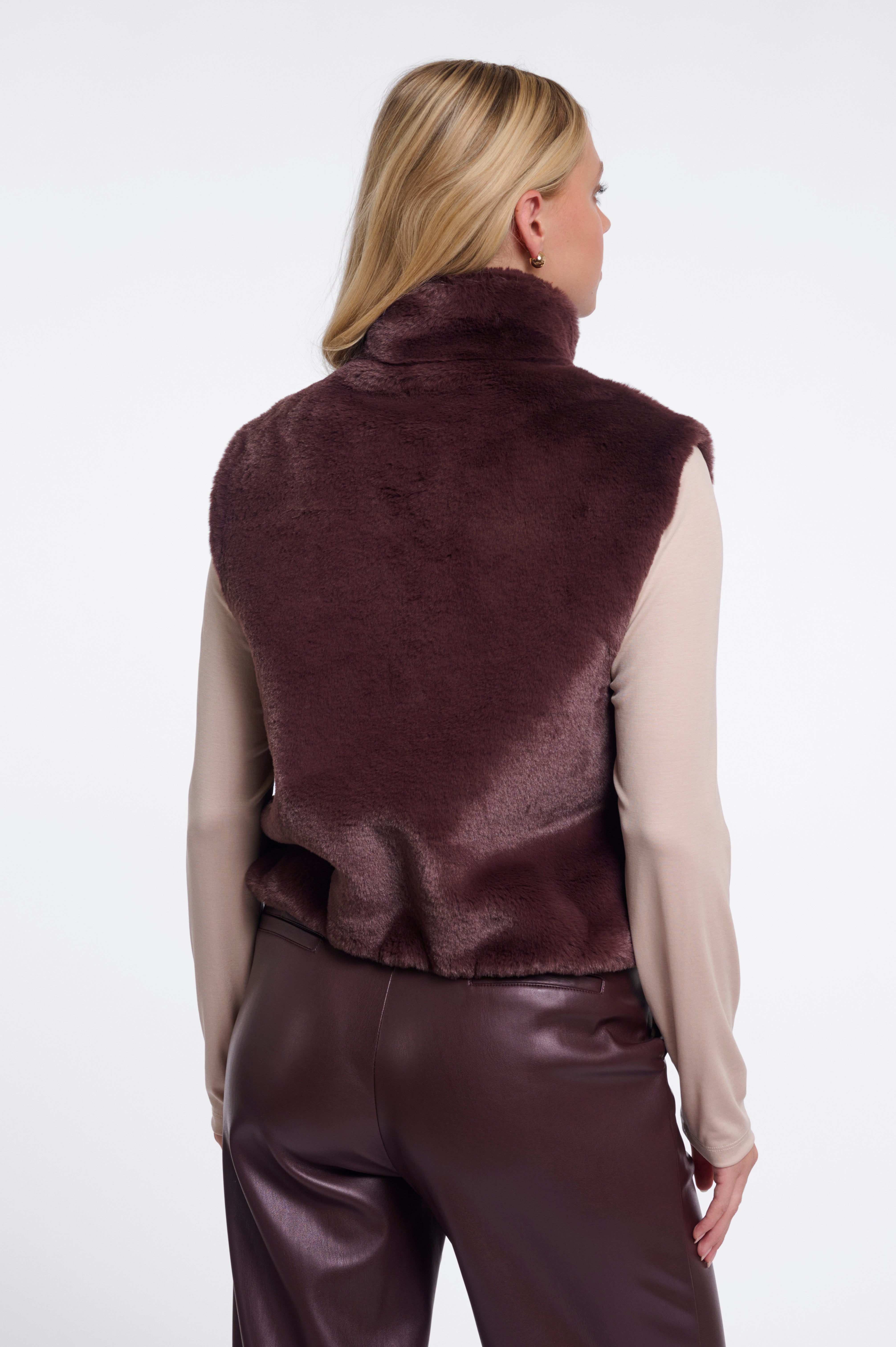 Cappotto donna art. Nikki Rino & Pelle Chocolate bean