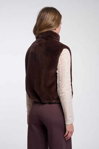 Cappotto donna art. Nikki Rino & Pelle Coffee roast