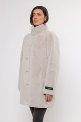 Cappotto NONNA SINGLE BREASTED FAKE FUR COAT  -Rino & Pelle- Autunno Inverno 2024/25 Birch