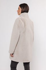 Cappotto NONNA SINGLE BREASTED FAKE FUR COAT  -Rino & Pelle- Autunno Inverno 2024/25 Birch