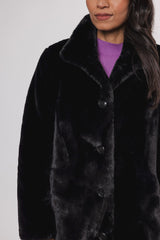 Cappotto NONNA SINGLE BREASTED FAKE FUR COAT  -Rino & Pelle- Autunno Inverno 2024/25 Black