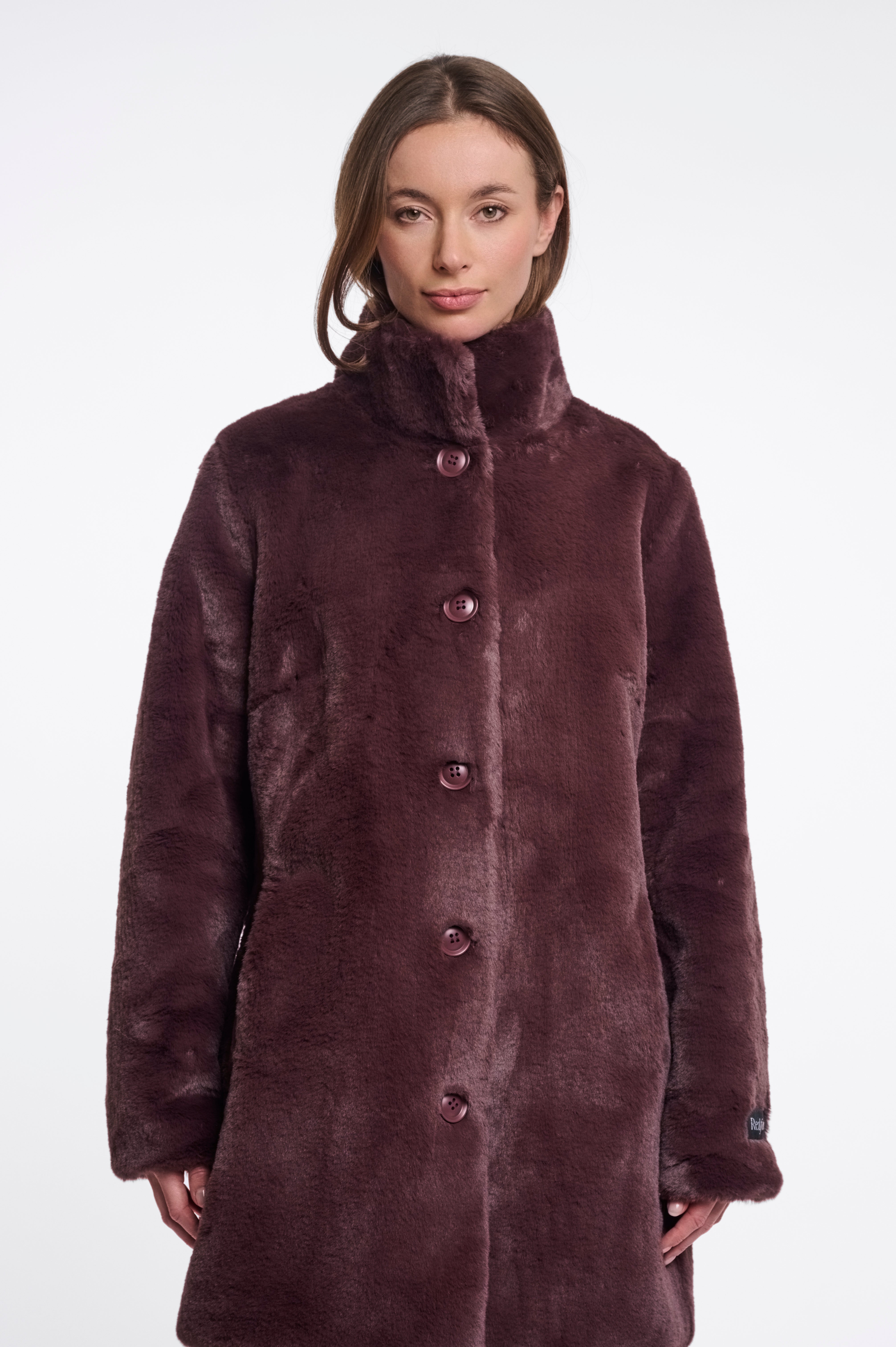 Cappotto donna art. Nonna Rino & Pelle Chocolate bean