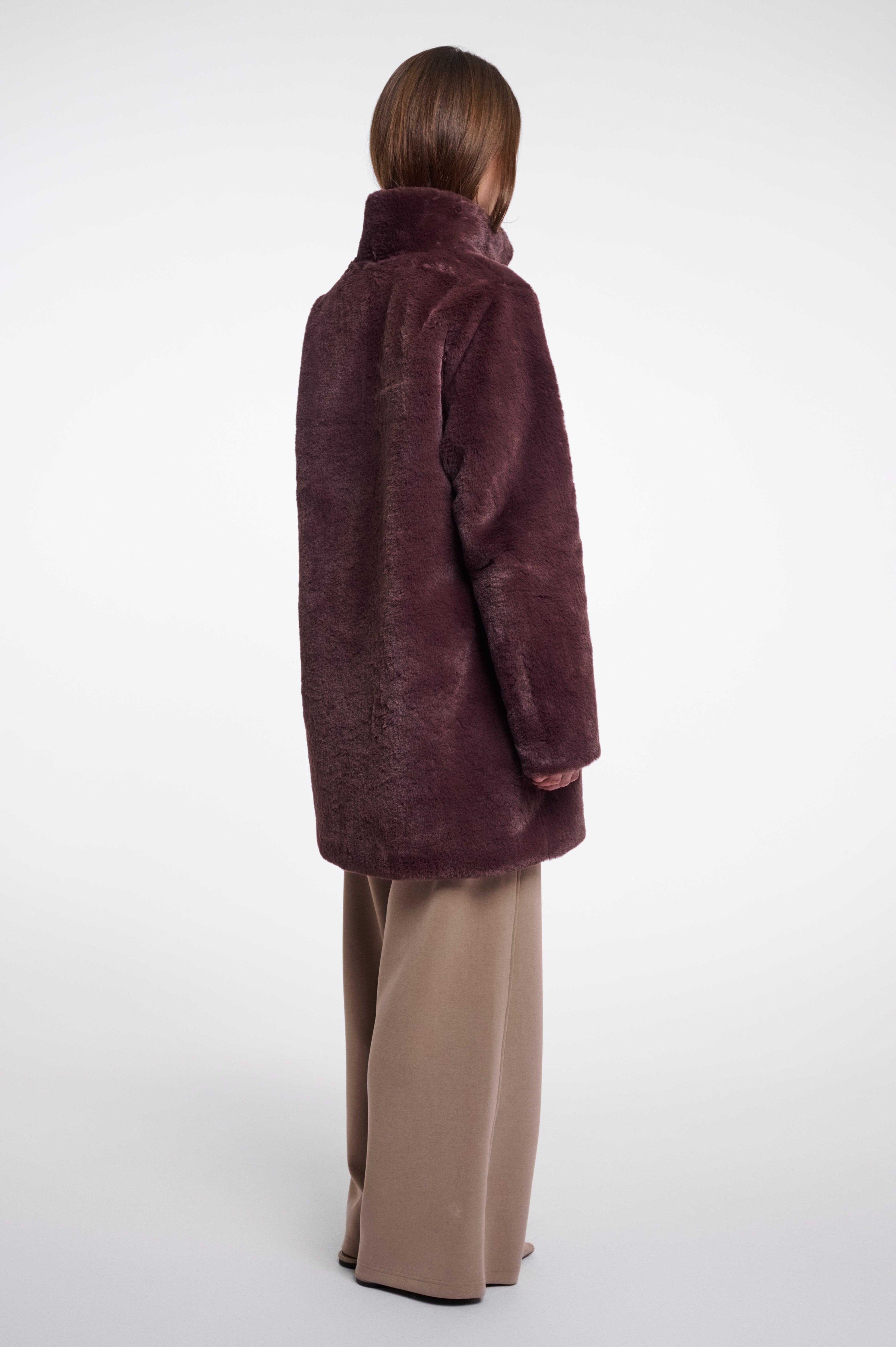 Cappotto donna art. Nonna Rino & Pelle Chocolate bean