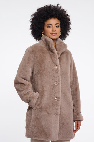 Cappotto donna art. Nonna Rino & Pelle Mocha latte