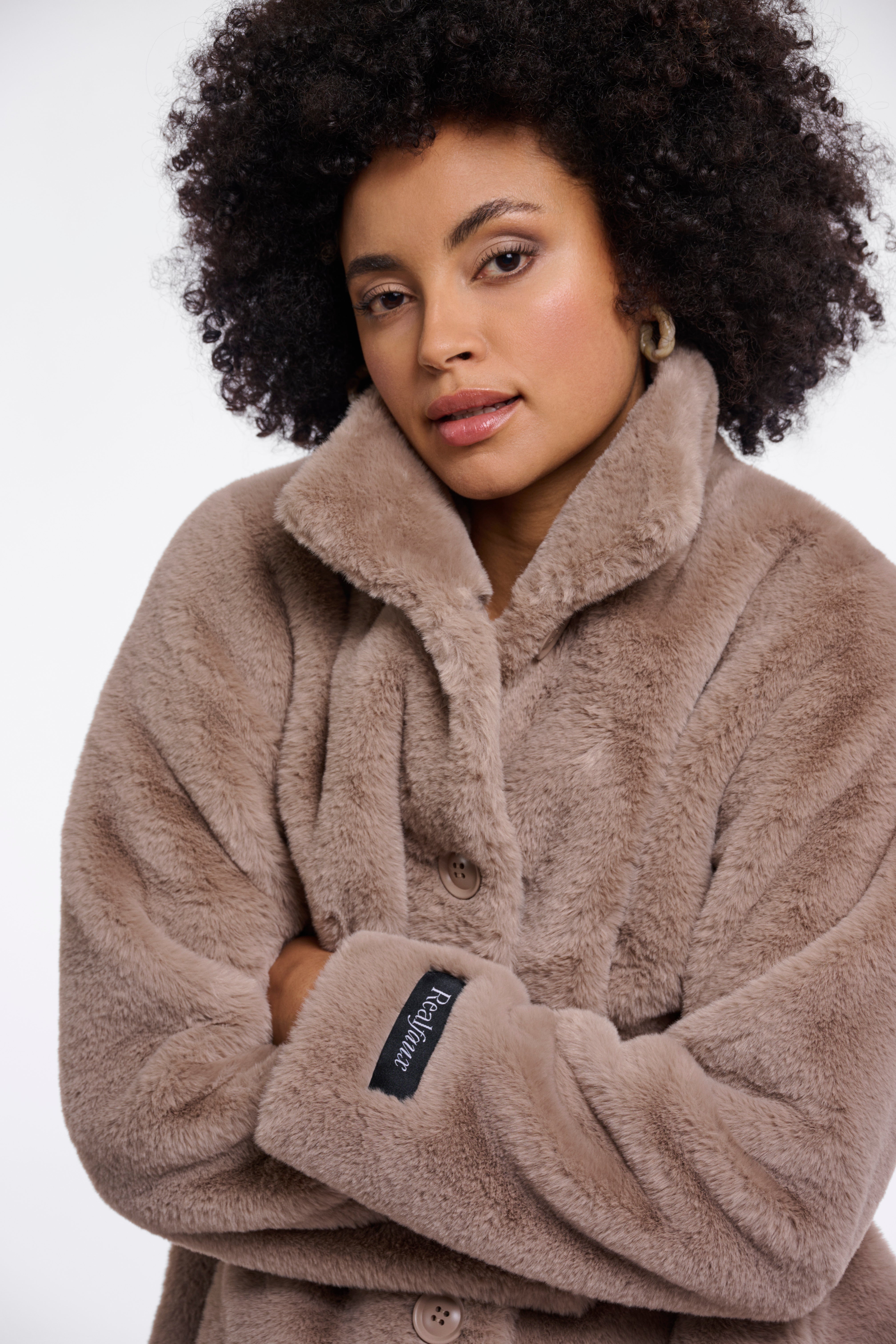 Cappotto donna art. Nonna Rino & Pelle Mocha latte