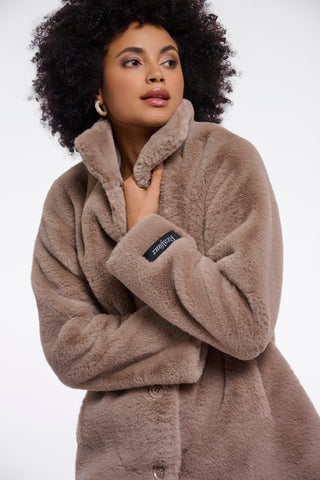 Cappotto donna art. Nonna Rino & Pelle Mocha latte