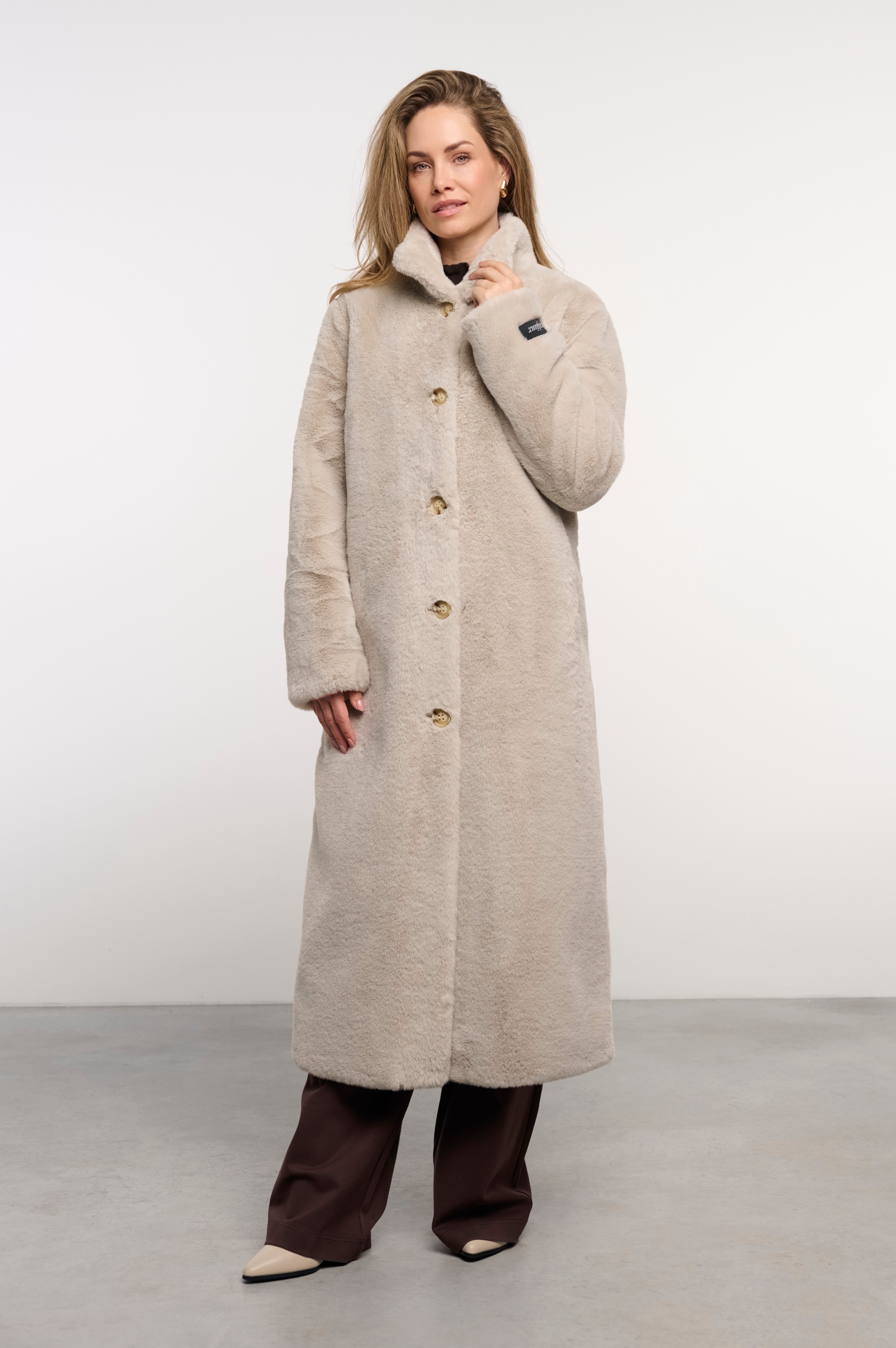 Cappotto donna art. Nonna long Rino & Pelle Birch