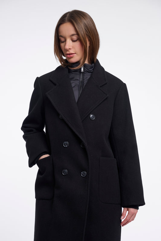 Cappotto donna art. Noomi Rino & Pelle Black