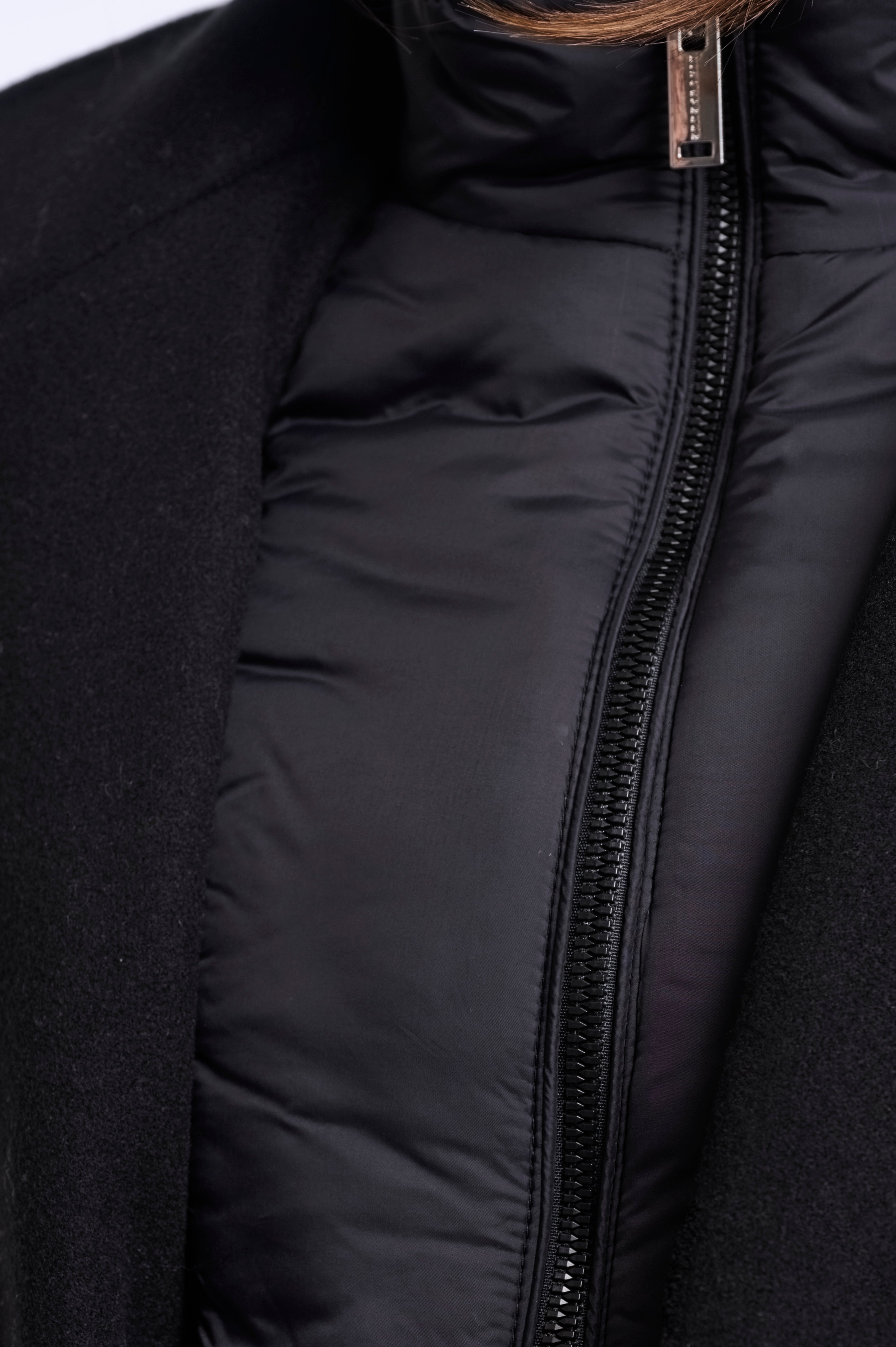 Cappotto donna art. Noomi Rino & Pelle Black