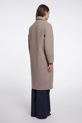 Cappotto donna art. Noomi Rino & Pelle Toffee melange