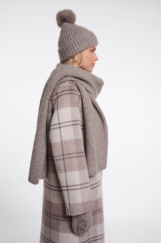 Sciarpa donna art. Nuria Rino & Pelle Toffee blend