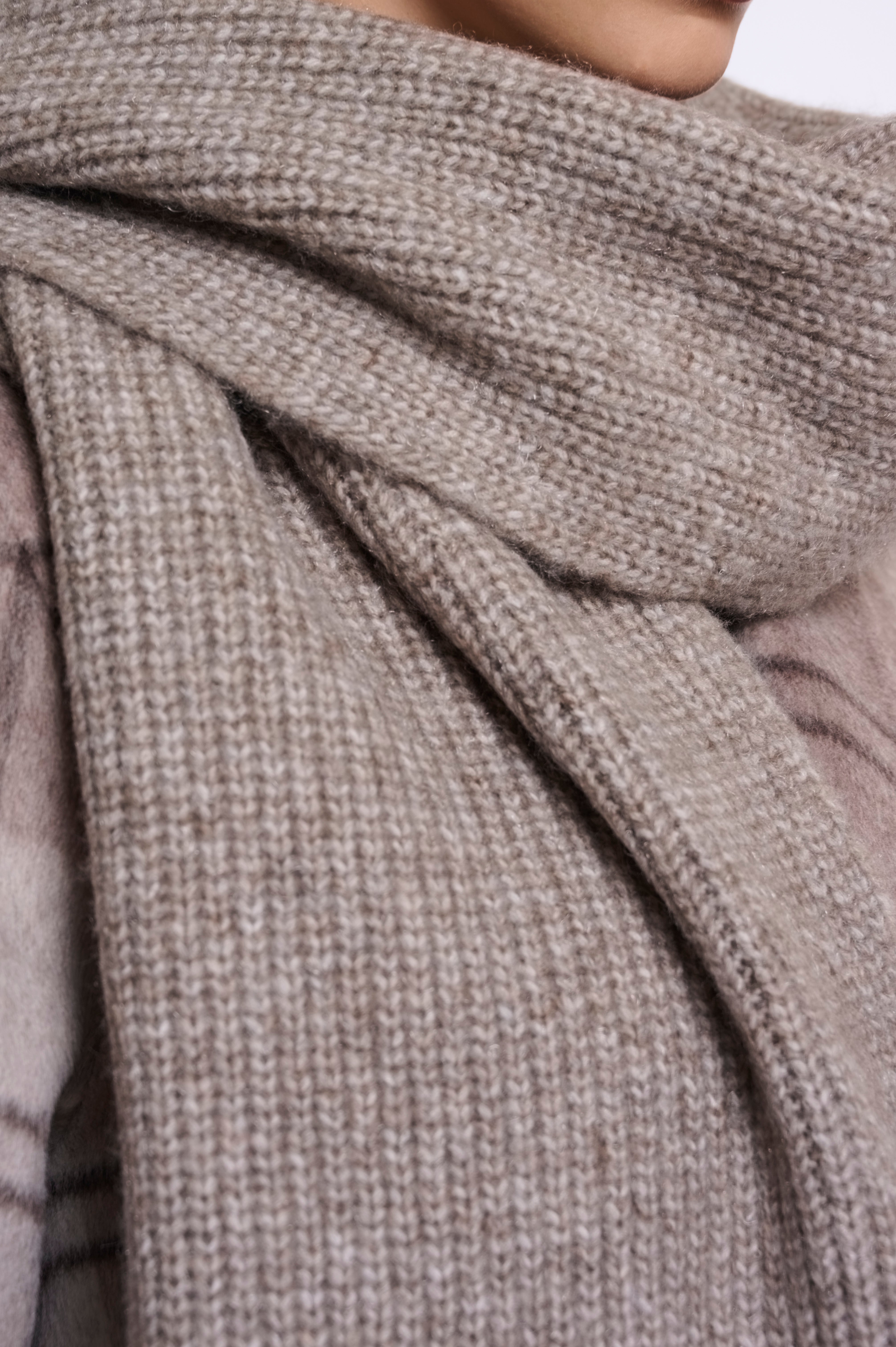 Sciarpa donna art. Nuria Rino & Pelle Toffee blend