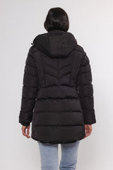 Cappotto piumino NUSA PADDED COAT WITH DETACHABLE HOOD -Rino & Pelle- Autunno Inverno 2024/25 Black