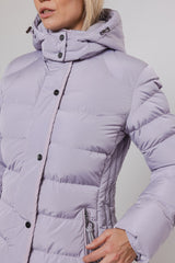 Cappotto piumino NUSA PADDED COAT WITH DETACHABLE HOOD -Rino & Pelle- Autunno Inverno 2024/25 Lilac fog