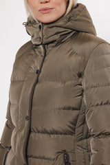 Cappotto piumino NUSA PADDED COAT WITH DETACHABLE HOOD -Rino & Pelle- Autunno Inverno 2024/25 Hunter