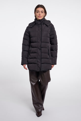 Piumino donna art. Nusa Rino & Pelle Black