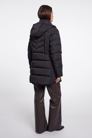 Piumino donna art. Nusa Rino & Pelle Black