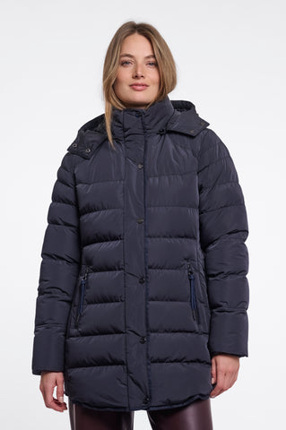 Piumino donna art. Nusa Rino & Pelle Dark navy