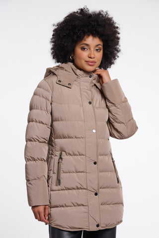 Piumino donna art. Nusa Rino & Pelle Toffee