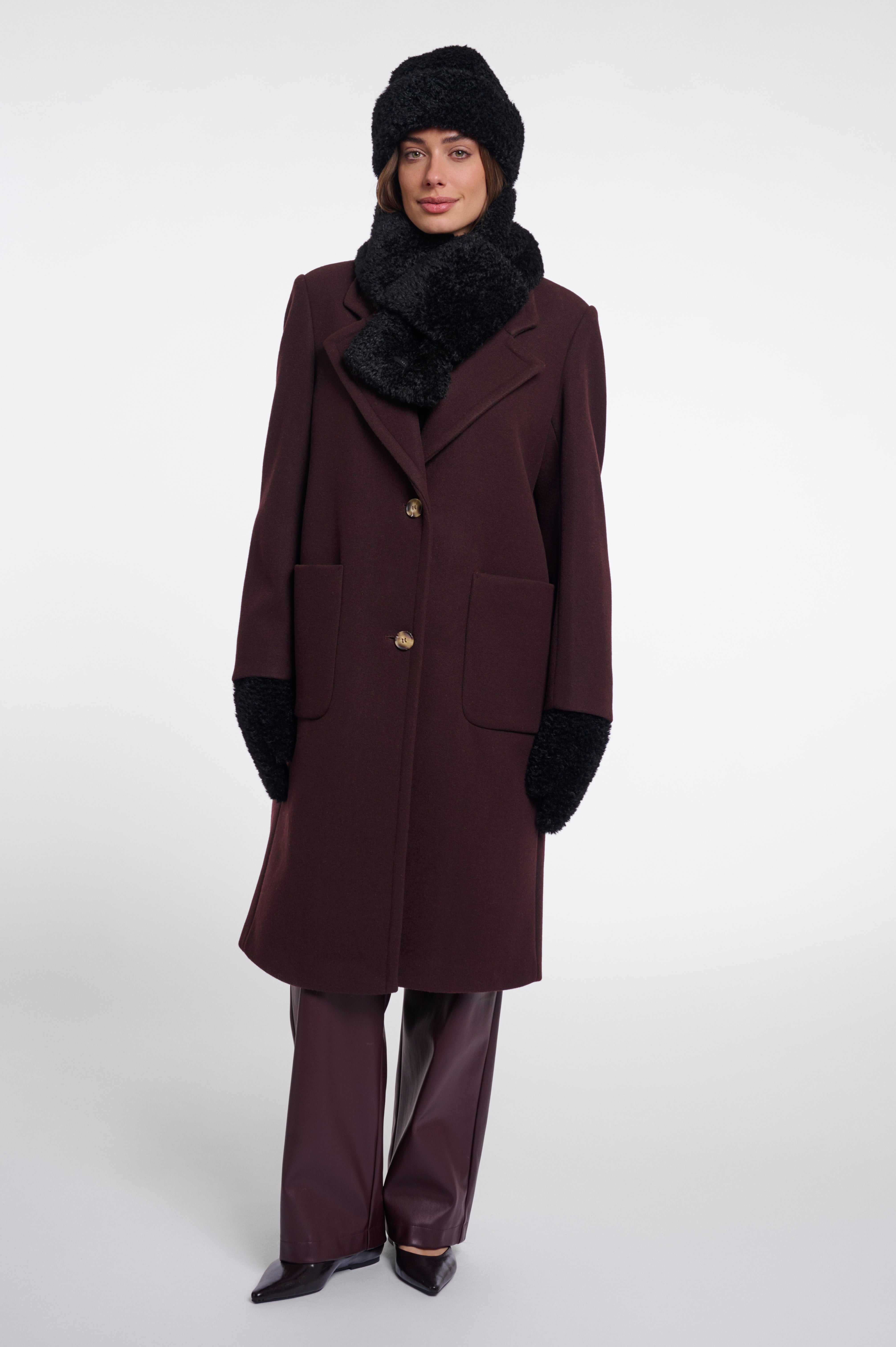 Sciarpa donna art. Obu Rino & Pelle Black