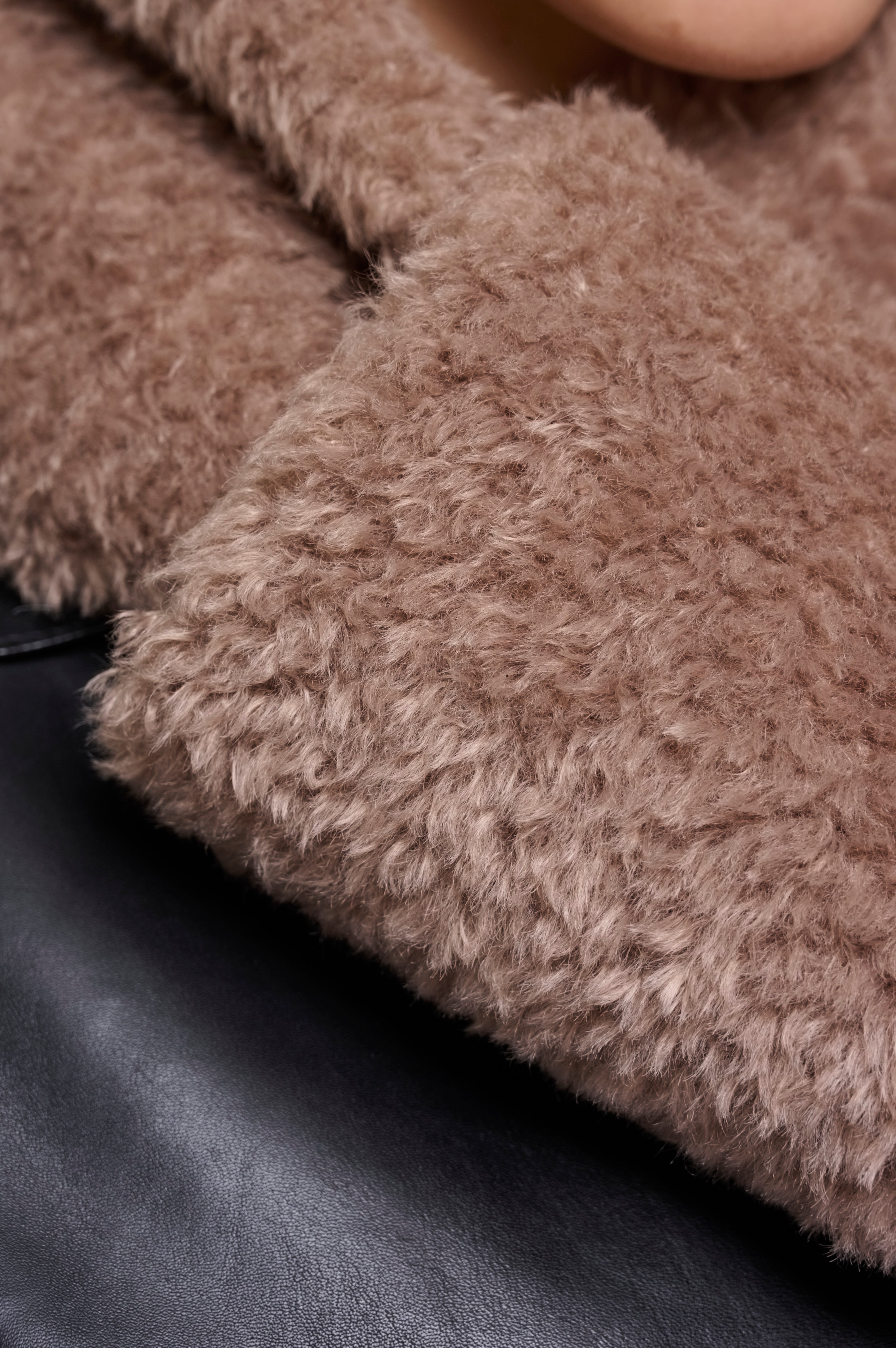 Sciarpa donna art. Obu Rino & Pelle Mocha latte