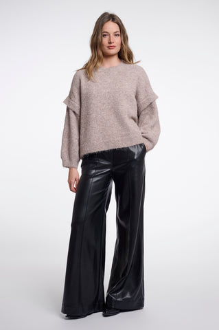 Maglione donna art. Odean Rino & Pelle Mocha latte melange