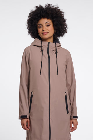 Impermeabile donna art. Oliver Rino & Pelle Toffee and black