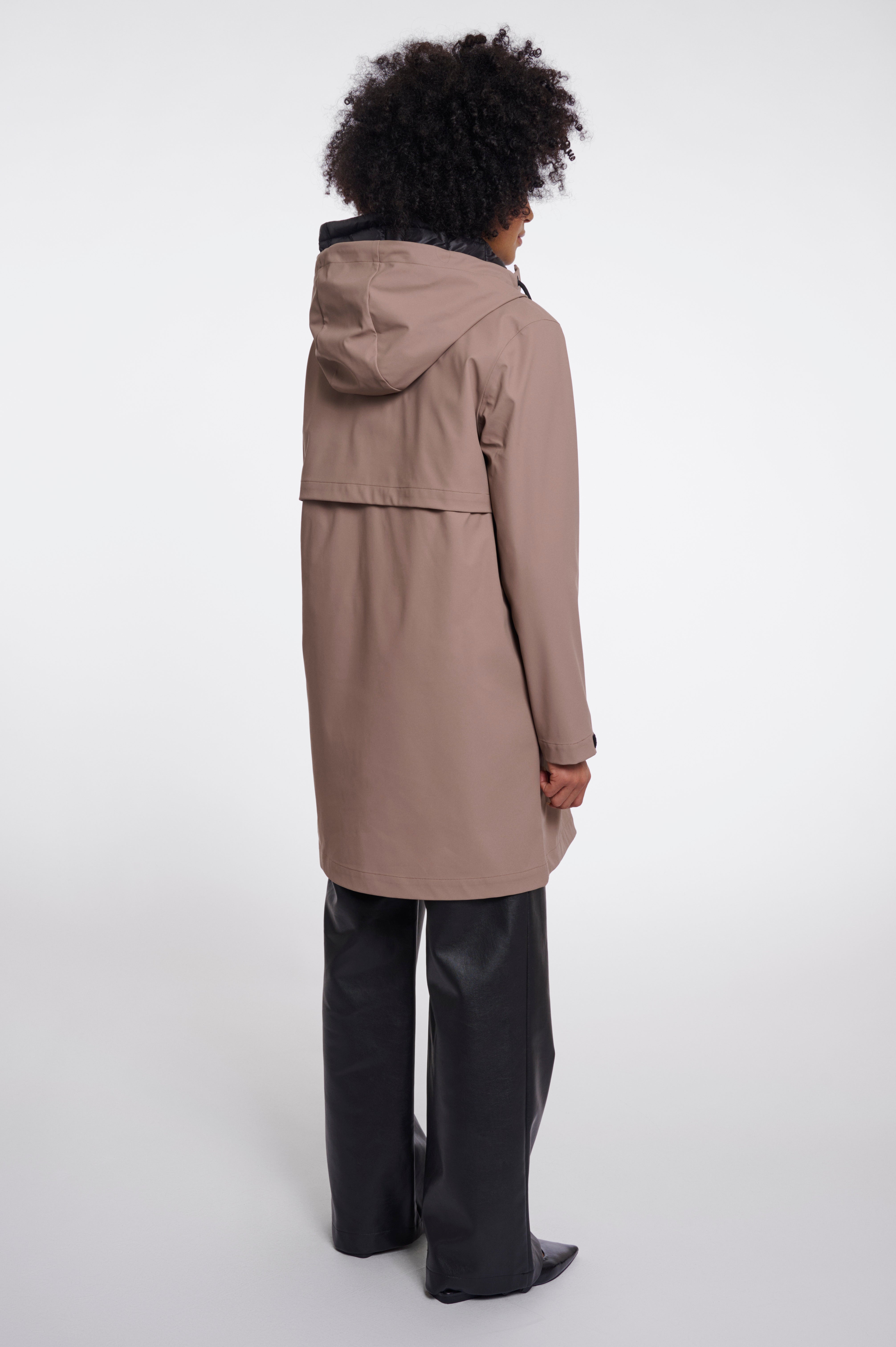 Impermeabile donna art. Oliver Rino & Pelle Toffee and black