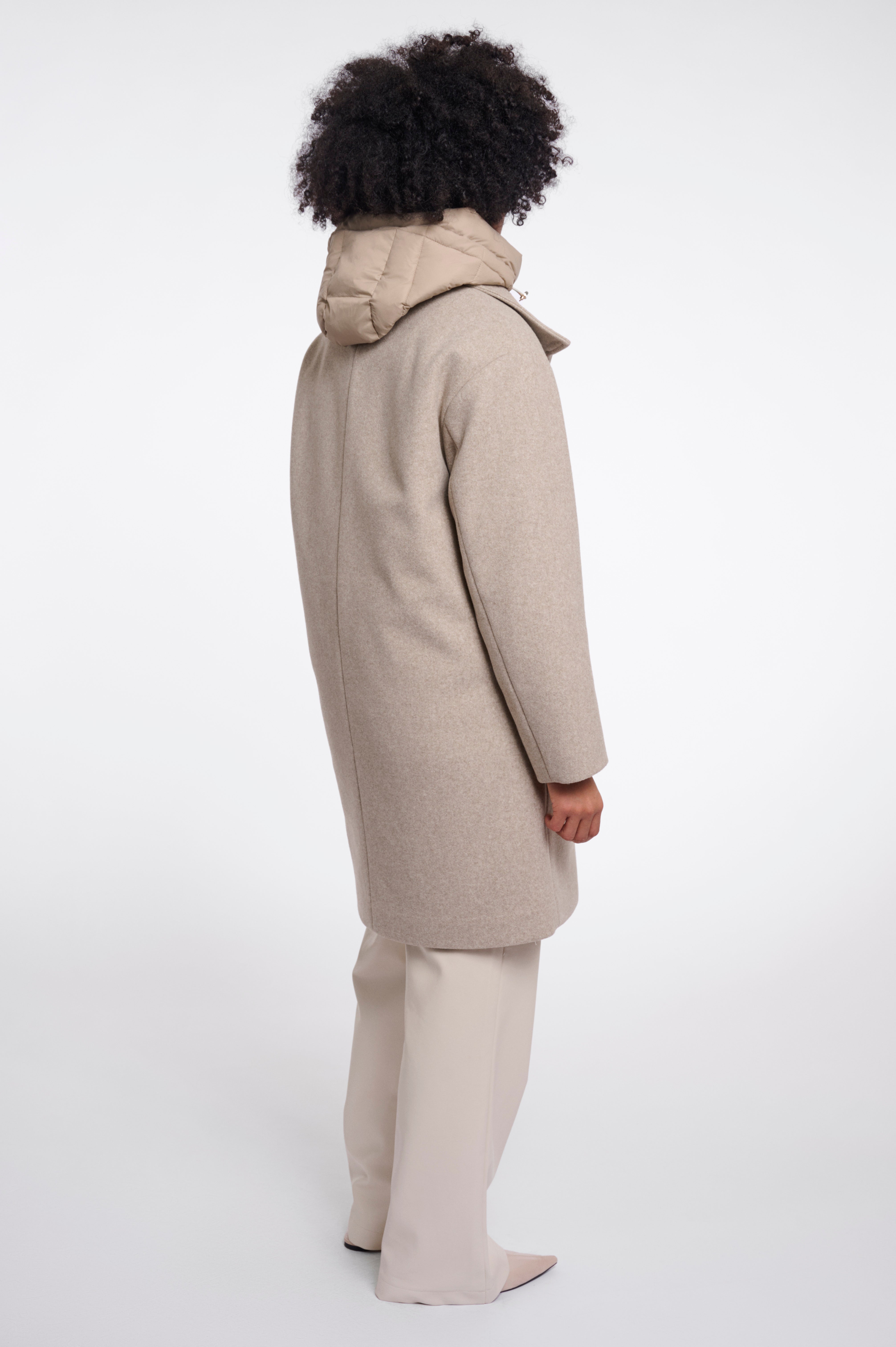Cappotto donna art. Omri Rino & Pelle Birch melange